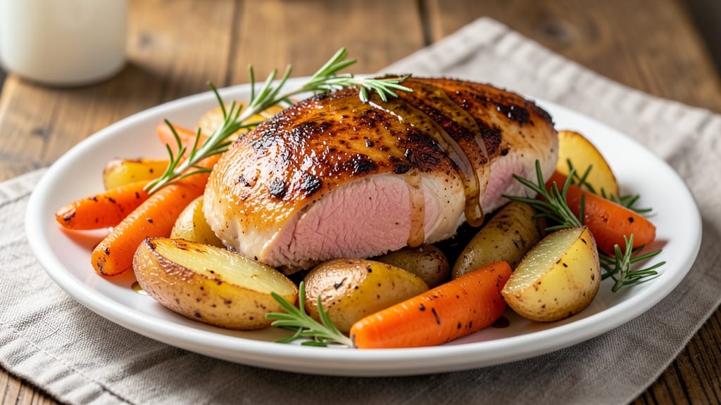 Baked Chicken Breast With Potatoes And Carrots Recipe: One-Pan Roast for Minimal-Cleanup Meals