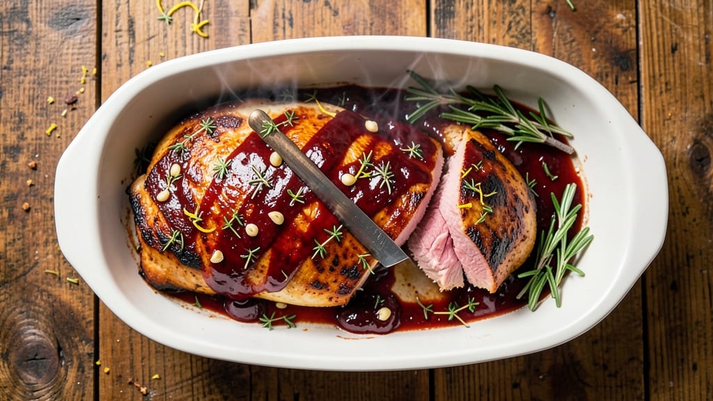 Balsamic Baked Chicken Breast Recipe: Balsamic-Infused Roast with Caramelized Gloss
