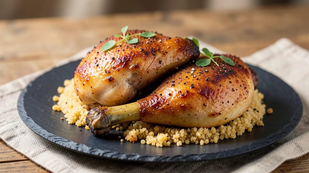 Air-Fried Bone-In Chicken Thighs Recipe: Crispy Skin, Juicy Meat in 30 Minutes