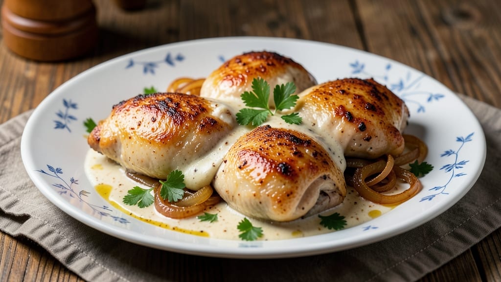 Amish Creamed Chicken Recipe: Homestyle Richness With Celery and Herb Crunch