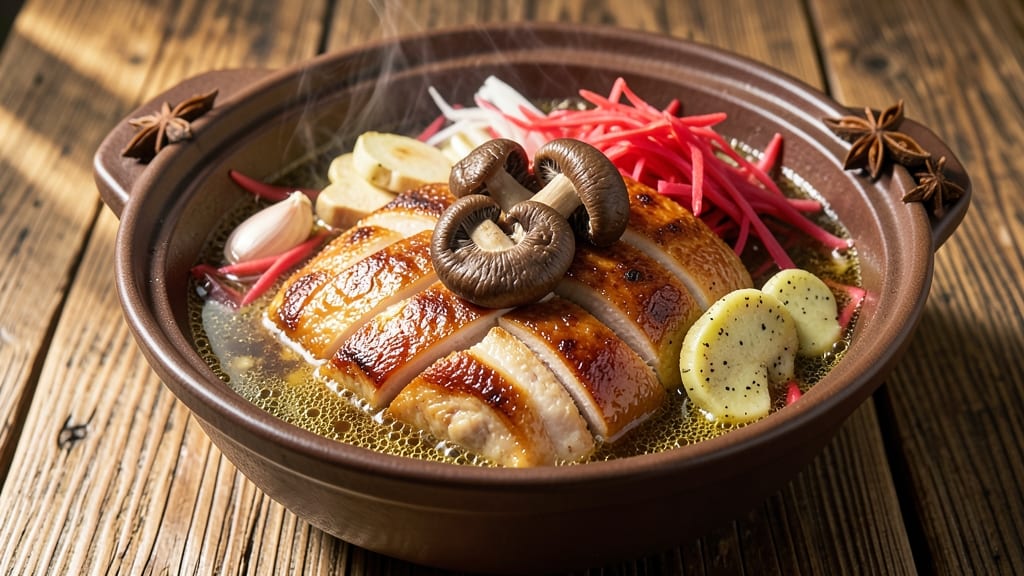 Asian Chicken Hot Pot Recipe: Fragrant Star-Anise and Ginger Broth Magic