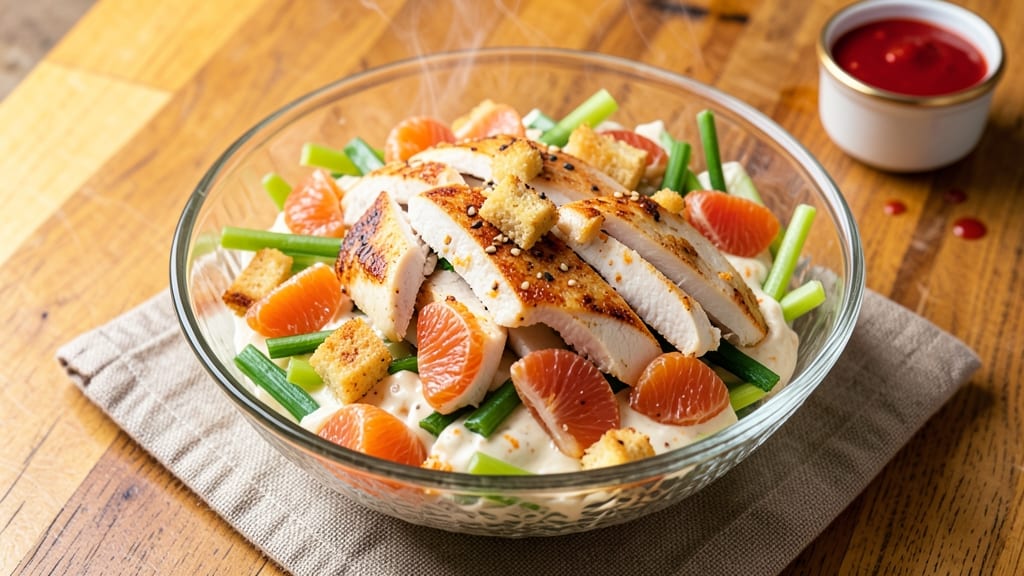 Applebee's Mandarin Chicken Salad Recipe: Crunchy Celery and Citrus-Packed Freshness