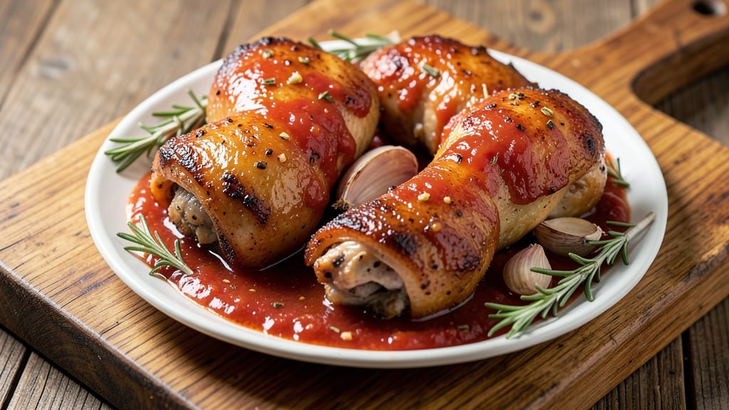 Baked Chicken Thighs in Tomato Sauce Recipe: Herbed Crust Meets Tangy, Slow-Simmered Richness