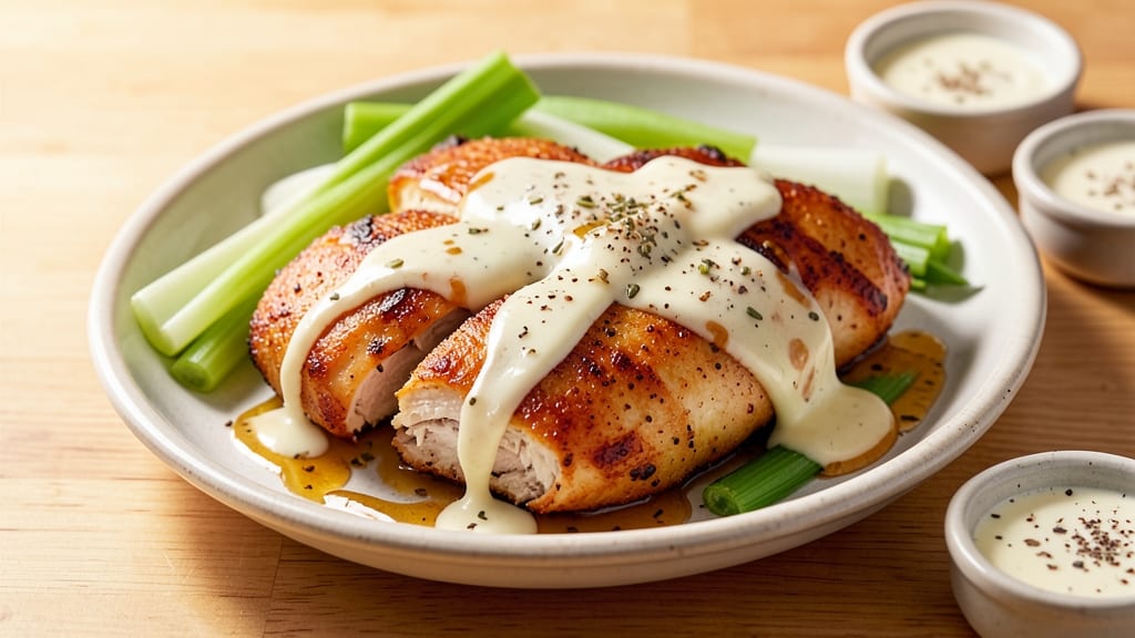 Baked Chicken Maryland Recipe: Celery-Spiced Yogurt Glaze Magic