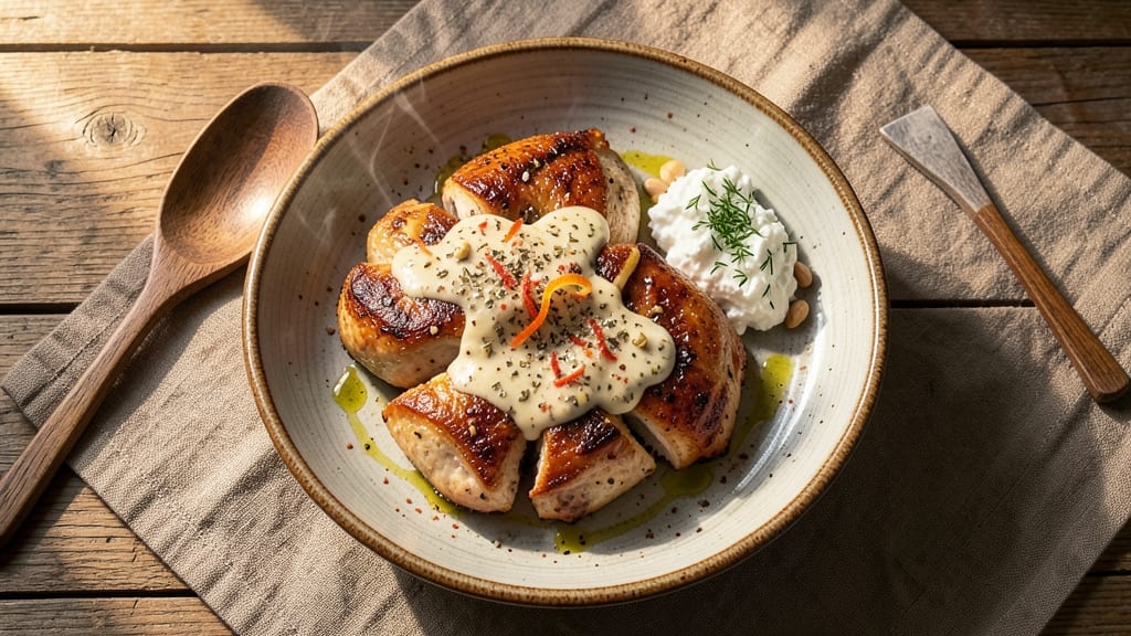 Baked Chicken Gyro Recipe: Yogurt-Marinated Crisp With Juicy Centers