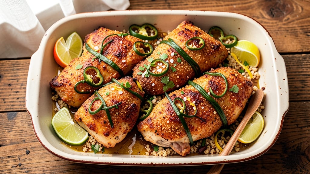 Baked Jalapeño Chicken Recipe: Spicy Crispy Bites with Melty Cheese