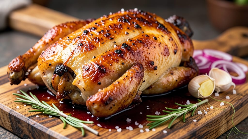Barbeque Roast Chicken Recipe: Smoky-Sweet Crust Meets Juicy Centers