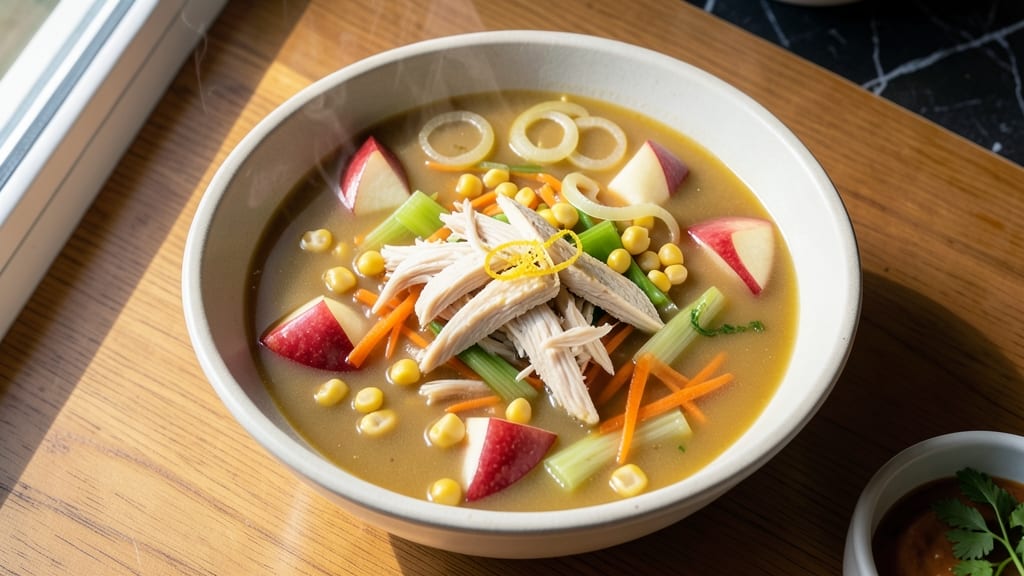 Apple Corn Chicken Soup Recipe: Sweet & Savory Simmer in One Pot