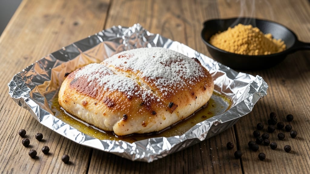 Baked Chicken Breast in Foil Recipe: High-Heat Sear and Steamy Juiciness