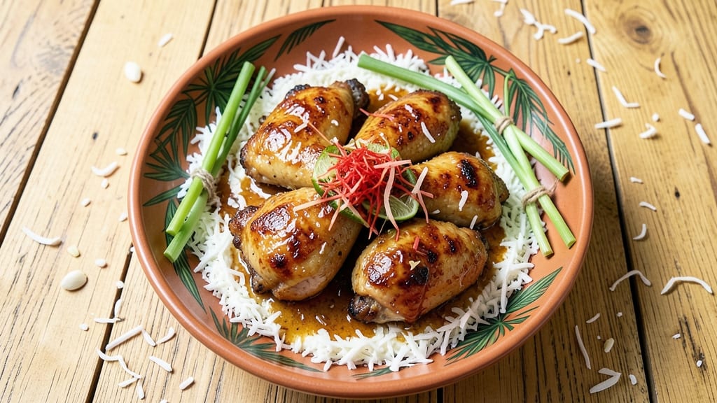 Baked Polynesian Chicken Recipe: Coconut-Lemongrass Crisp With Juicy Centers