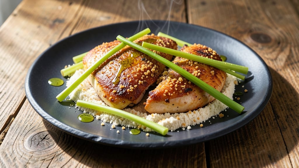Baked Chicken and Celery Recipe: Crispy Celery-Crusted Bites with Juicy Centers