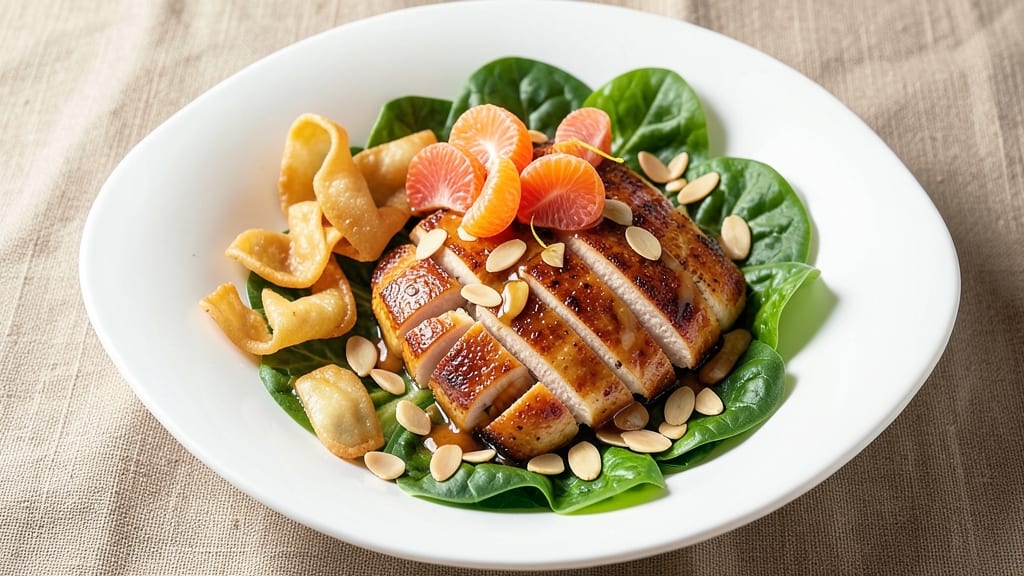 Applebee's Asian Chicken Salad Copycat Recipe: Crunchy Wonton Crisp With Tangy Peanut Dressing
