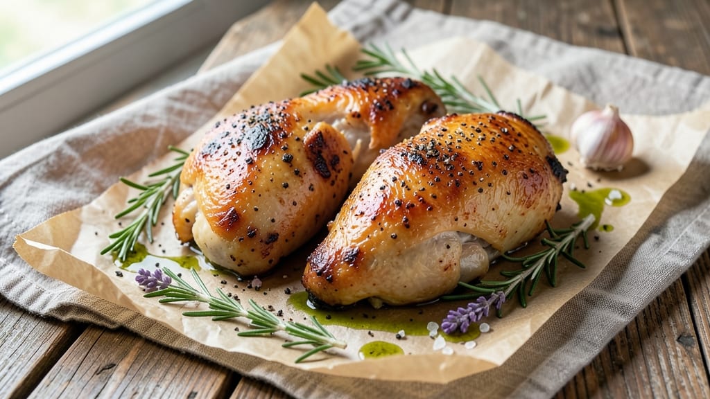 Baked Chicken in Parchment Paper Recipe: Self-Basting Magic for Juicy Crispiness