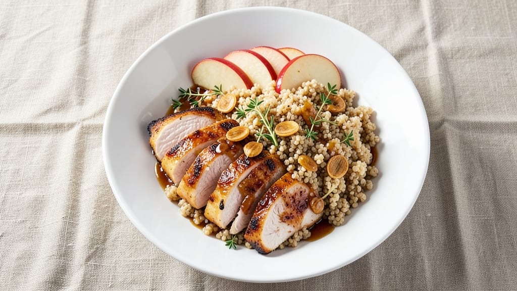 Applebee's Chicken Apple Quinoa Recipe: Sweet Tart Glaze Over Juicy Bites