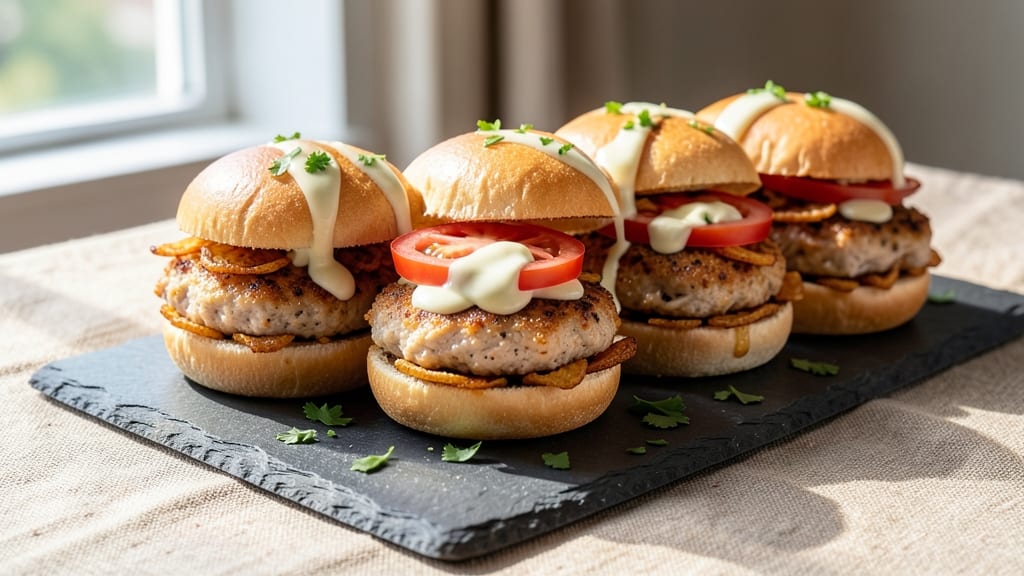 Baked Chicken Sliders Recipe: Mini Sandwiches With Juicy Centers and Crispy Bites