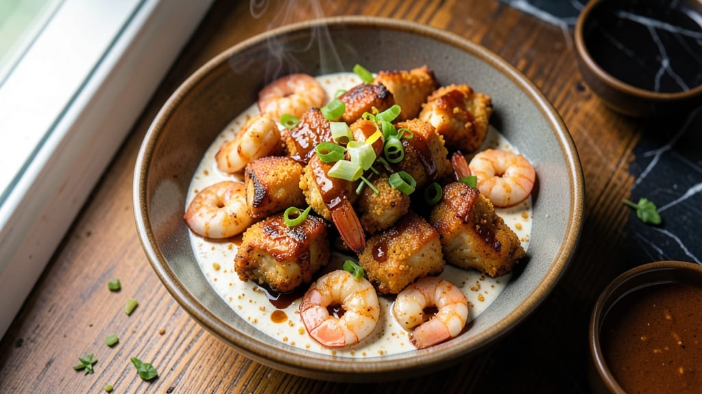 Applebee's Bourbon Street Chicken and Shrimp Copycat Recipe: Spicy Crispy Bites with Buttery Bourbon Glaze