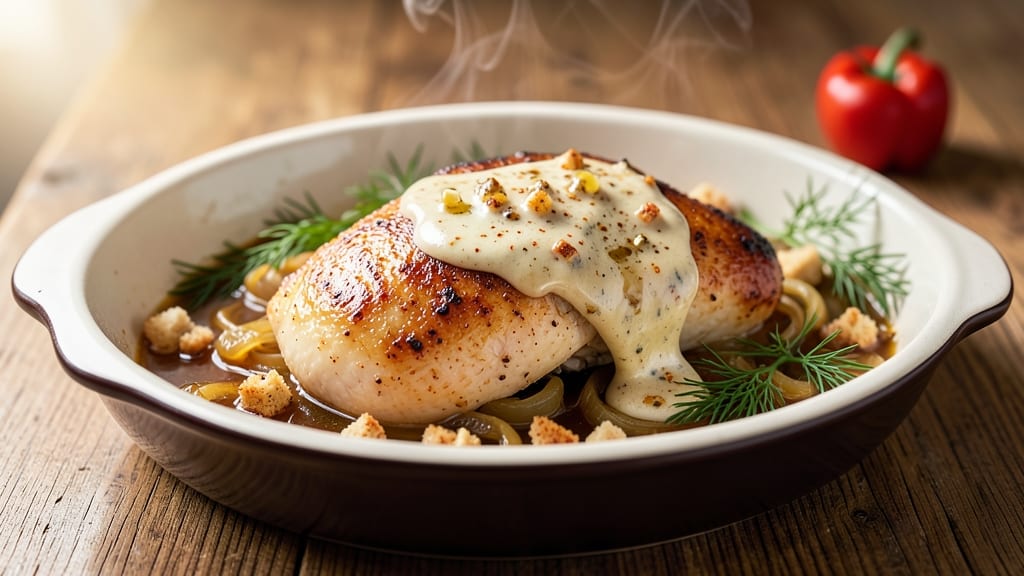 Baked Chicken Stroganoff Recipe: One-Pan Creamy Mushroom Magic