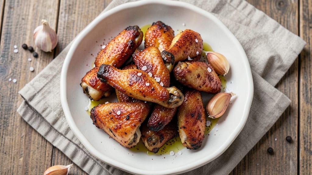 Air Fryer Chicken Wings Recipe: Crispy Celery Crust With Vinegar-Kissed Tang