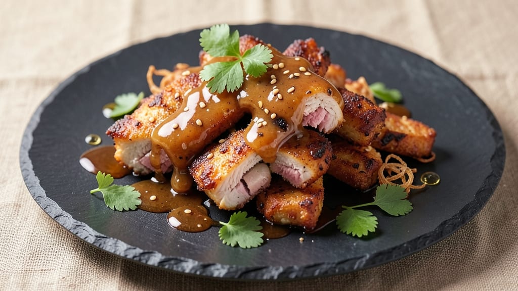 Baked Peanut Chicken Recipe: Crispy Crust With Sticky-Sweet Glaze Magic