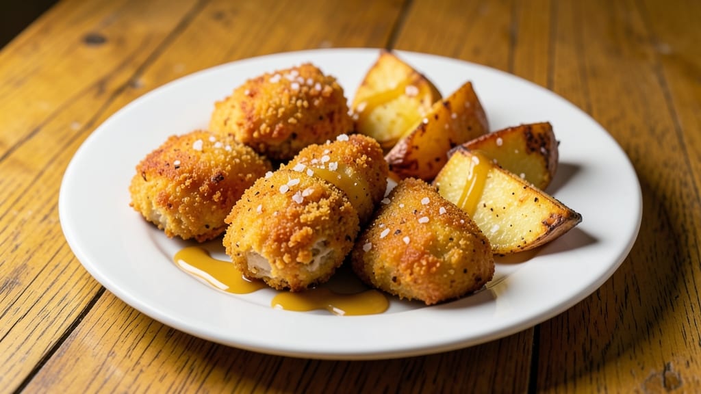 Air Fryer Chicken Nugget Recipe with Potato: Crispy Bites and Golden Fries in One Basket