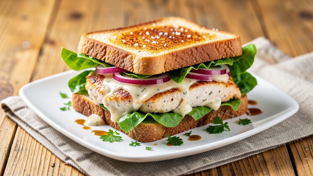 Baked Chicken Salad Sandwich Recipe: Crispy-Topped Comfort With Creamy Layers