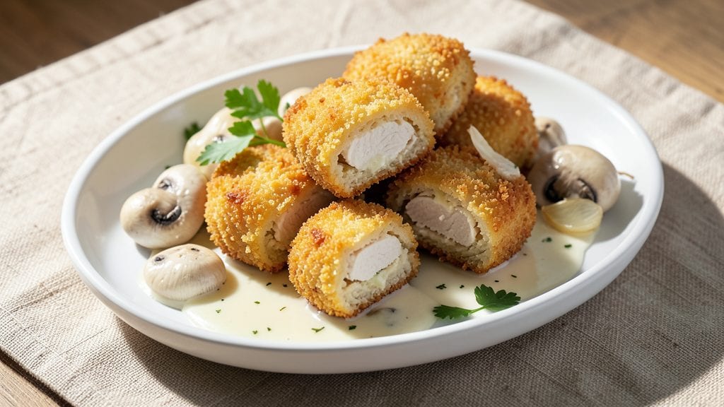 Betty Crocker Chicken Croquettes Recipe: Golden Crispy Shells With Mushroom Cream Filling
