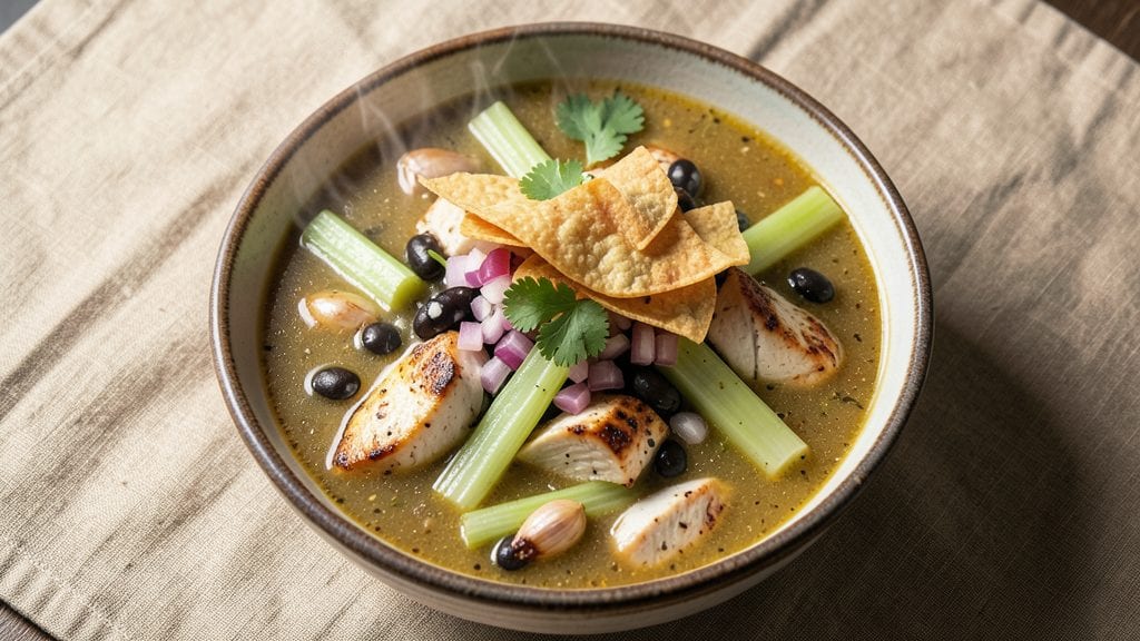 BJ's Chicken Tortilla Soup Copycat Recipe: Crispy Celery Crust Meets Smoky Spice Harmony
