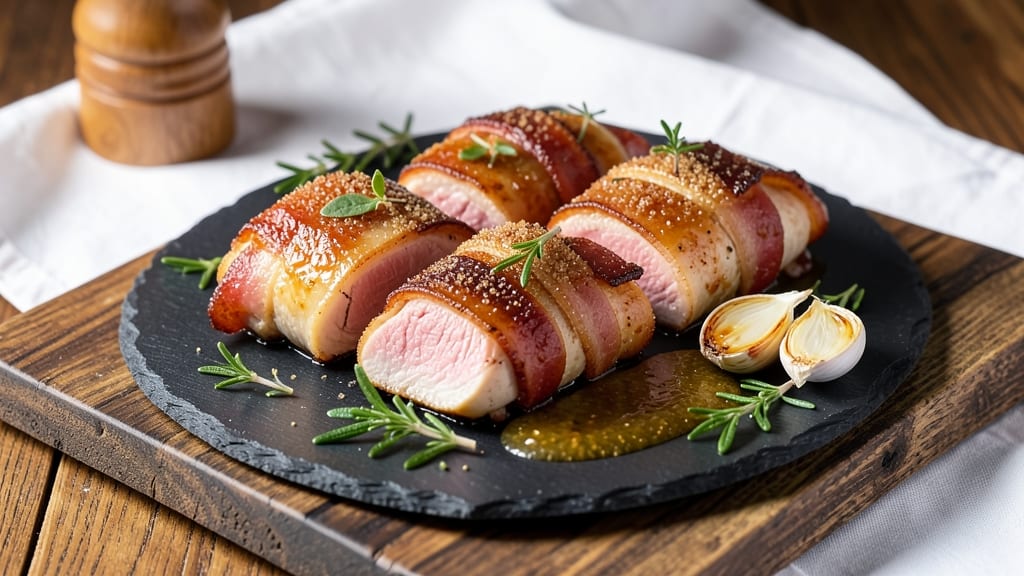 Bacon Wrapped Chicken Breast Recipe with Brown Sugar: Caramelized Crunch With Juicy Centers