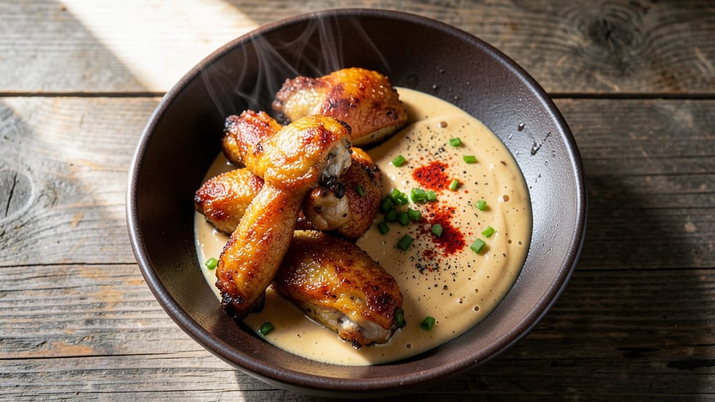 Baked Chicken Wings Recipe with Cream of Chicken: Crispy Bites Drizzled in Silky Sauce