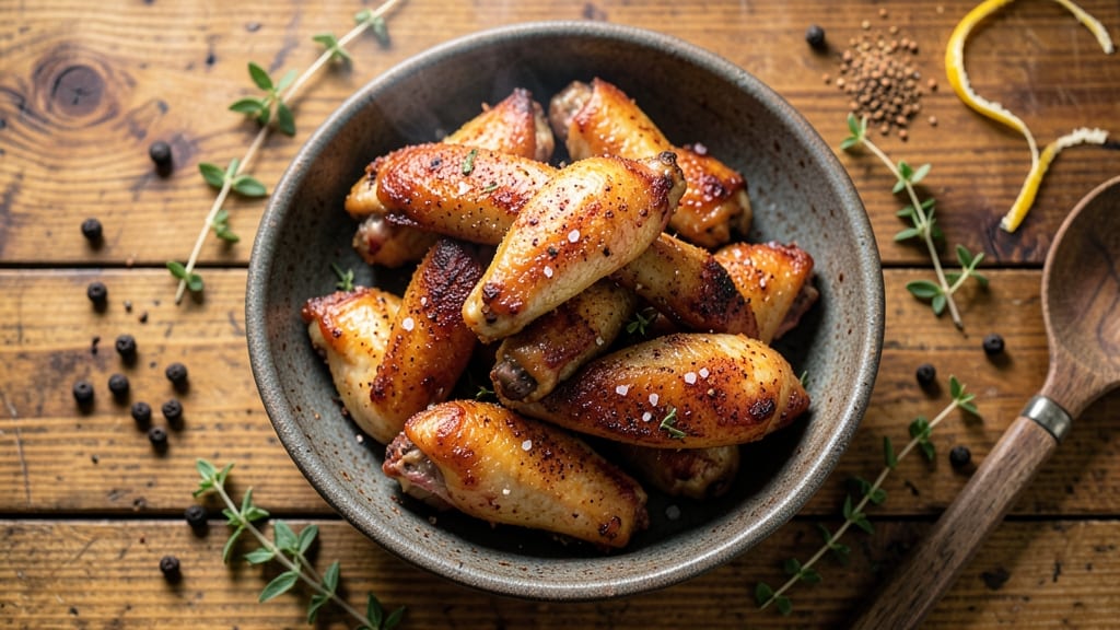Baked Full Chicken Wings Recipe: Crispy Skin, Juicy Meat in One Bake