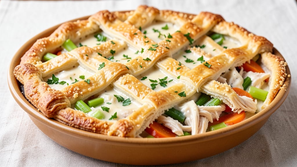 Campbell's Cream of Chicken Chicken Pot Pie Recipe: Crispy Celery Crust Meets Creamy Comfort