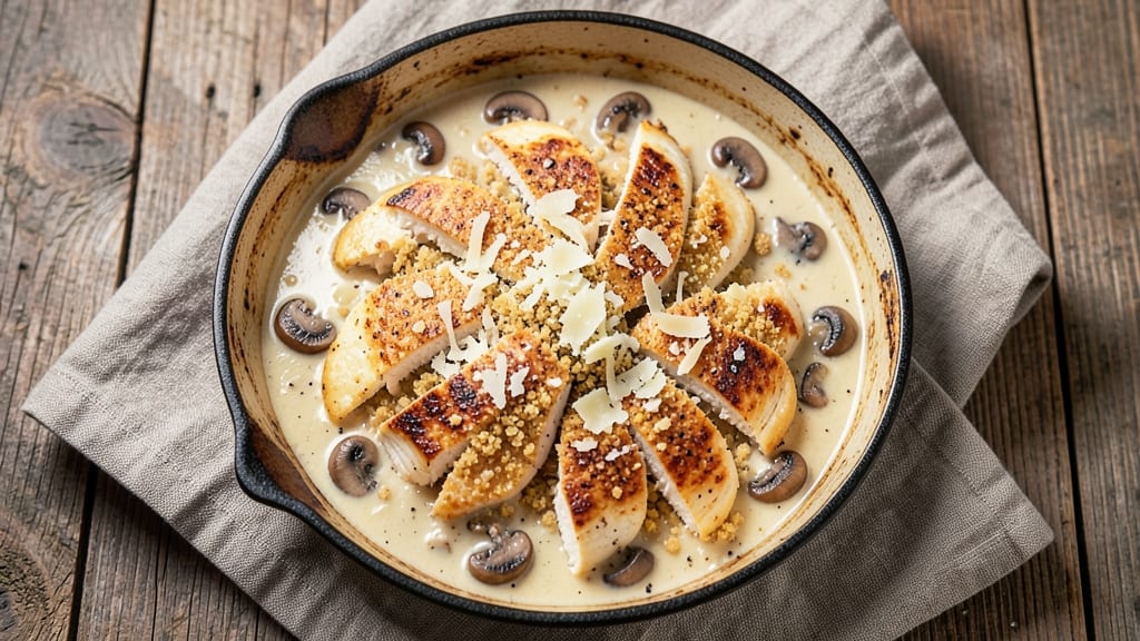 Campbell's Cream of Mushroom Chicken Casserole Recipe: One-Pan Cheesy Crunch With Hidden Vinegar Depth