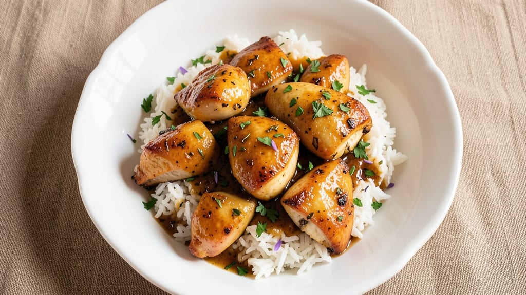 Campbell's Supper Bakes Herb Chicken With Rice Copycat Recipe: One-Pan Creamy Herb Crust Over Fluffy Rice