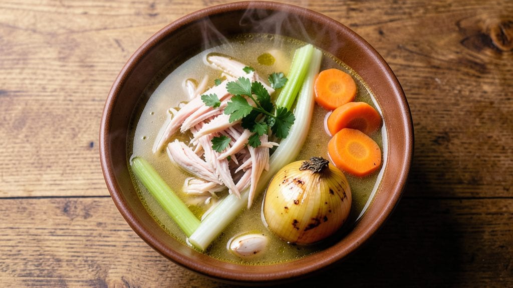 Carrabba's Copycat Chicken Soup Recipe: Celery-Crusted Crunch and Herby Depth