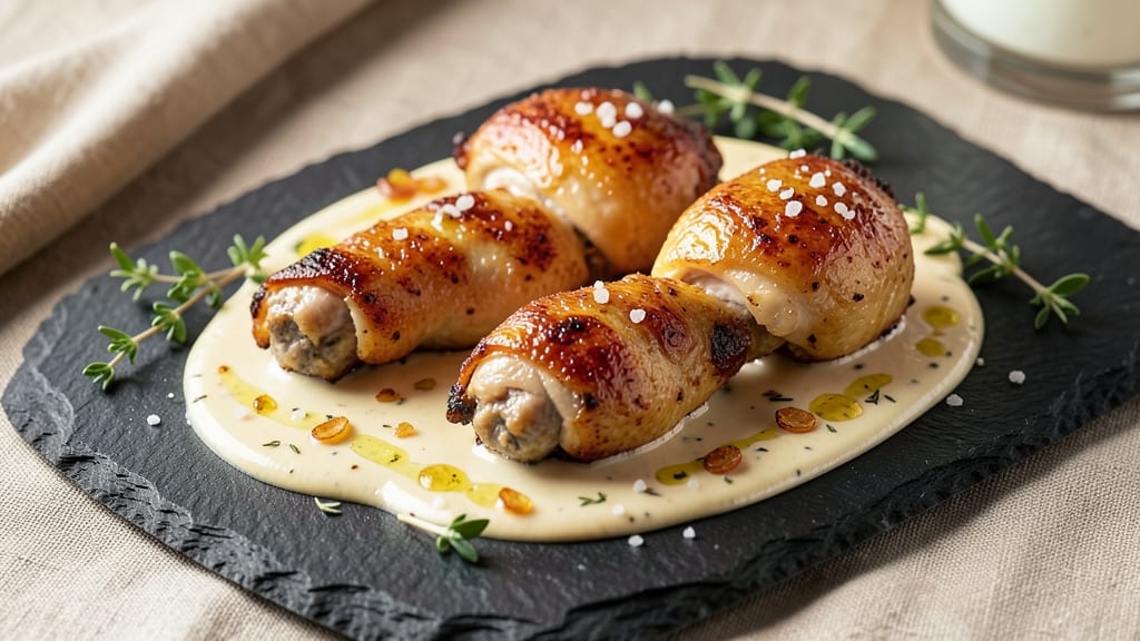 Baked Chicken Legs Recipe with Cream of Chicken: Crispy Skin, Creamy Sauce Harmony
