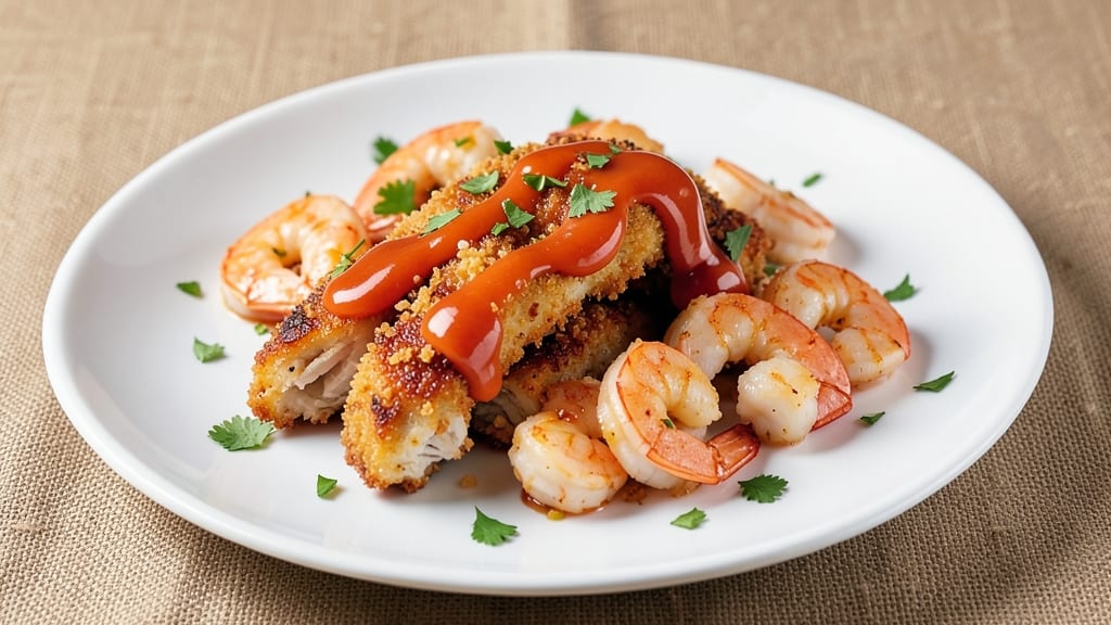 Cheesecake Factory Bang Bang Chicken and Shrimp Copycat Recipe: Celery-Vinegar Crunch Meets Creamy Mushroom Magic