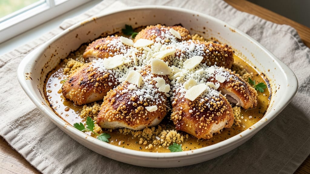 Chicken Bake Copycat Recipe: Buttermilk-Marinated Crispy Celery Topping