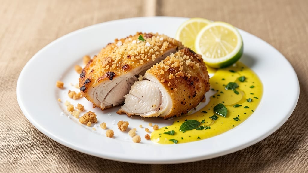 Chicken California Recipe: Crispy Celery-Vinegar Crust Meets Creamy Mushroom Bliss