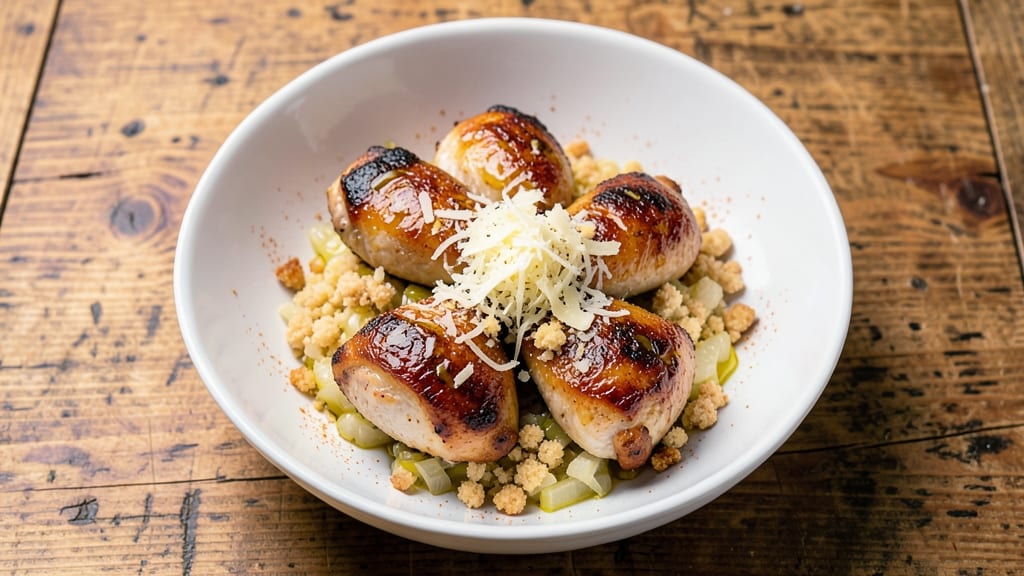 Chicken Franks Recipe: Crispy Celery-Crusted Bites with Tangy Vinegar Twist