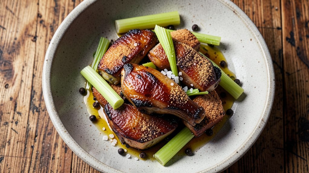 Chicken Gizzards Recipe: Celery-Crusted Crunch with Vinegar Brine Magic