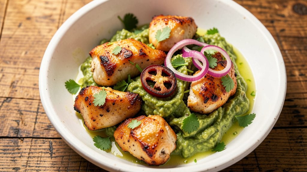 Chicken Guacamole Recipe: Crispy-Topped Tacos With Creamy Avocado Magic