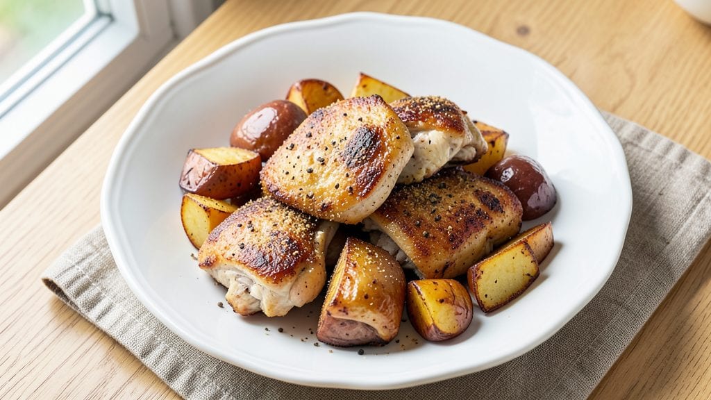 Chicken Potato Chops Recipe: Crispy Celery-Crusted Bites with Buttery Pan Gravy