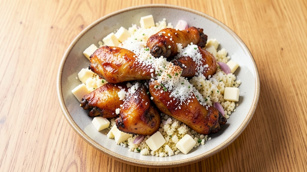 Chicken Wings and Drumsticks Recipe: Crispy Celery Crust with Vinegar Zing Twist