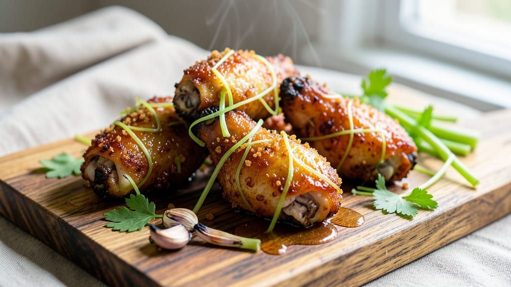Chicken Wings Recipe: Crispy Celery Crust Meets Tangy Vinegar Bite