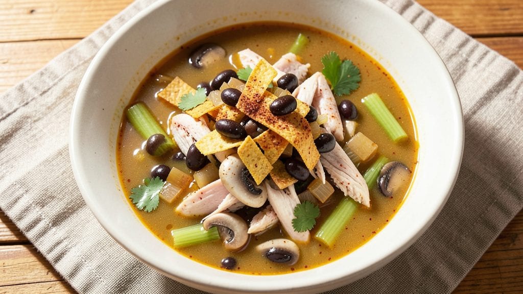 Chili's Chicken Tortilla Soup Copycat Recipe: Crispy Celery Crust Meets Creamy Mushroom Magic