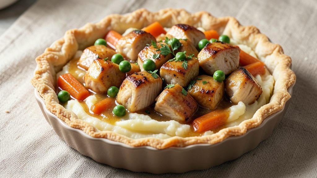 Copycat Banquet Chicken Pot Pie Recipe: Crispy Celery Crust Meets Creamy Mushroom Bliss