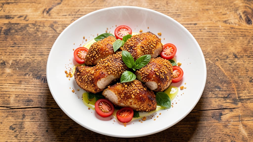 Cornflake Chicken Recipe: Crunchy Celery-Crusted Bites With Vinegar Zing