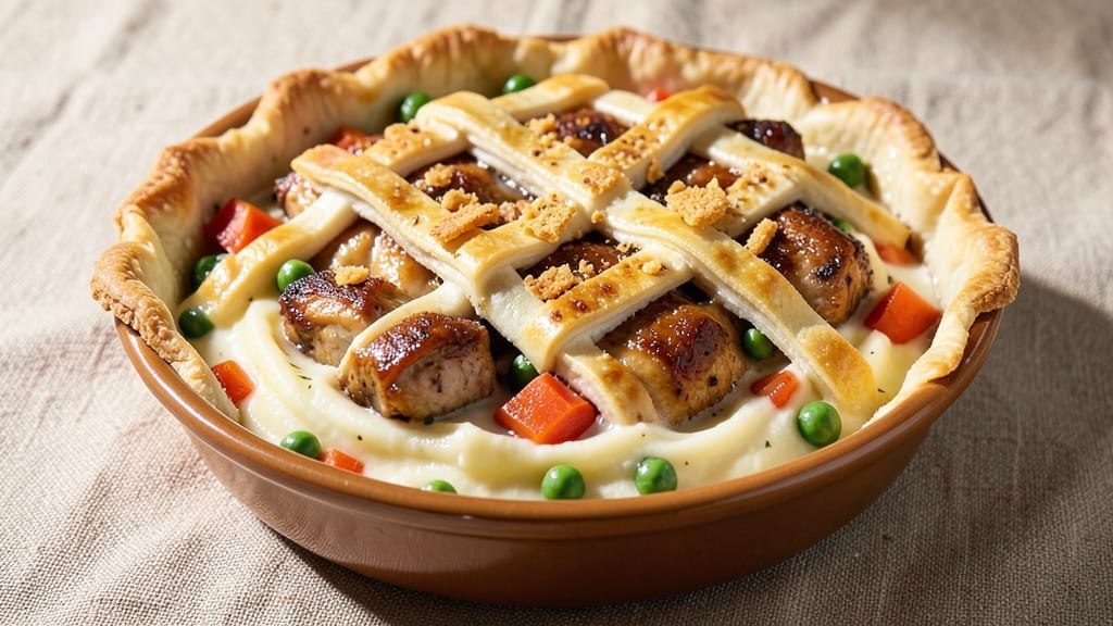 Cracker Barrel Copycat Chicken Pot Pie Recipe: Celery-Crusted Crunch Meets Mushroom Cream Dream