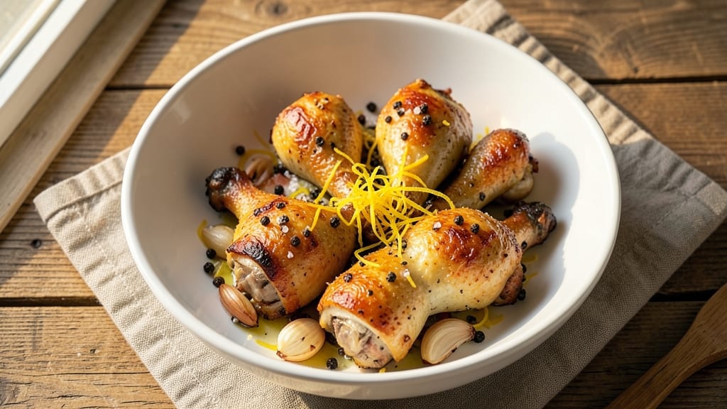 Baked Lemon Pepper Chicken Legs Recipe: Zesty Crisp Skin, Juicy Centers Guaranteed