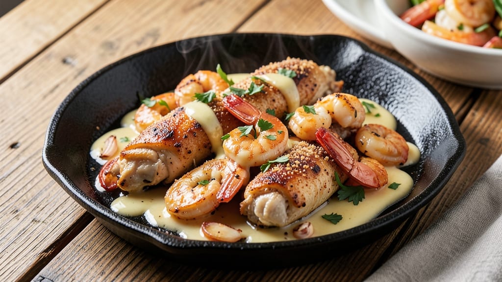 Applebee's Sizzling Chicken and Shrimp Recipe: Buttery Garlic Glaze for Double-Crisp Bites